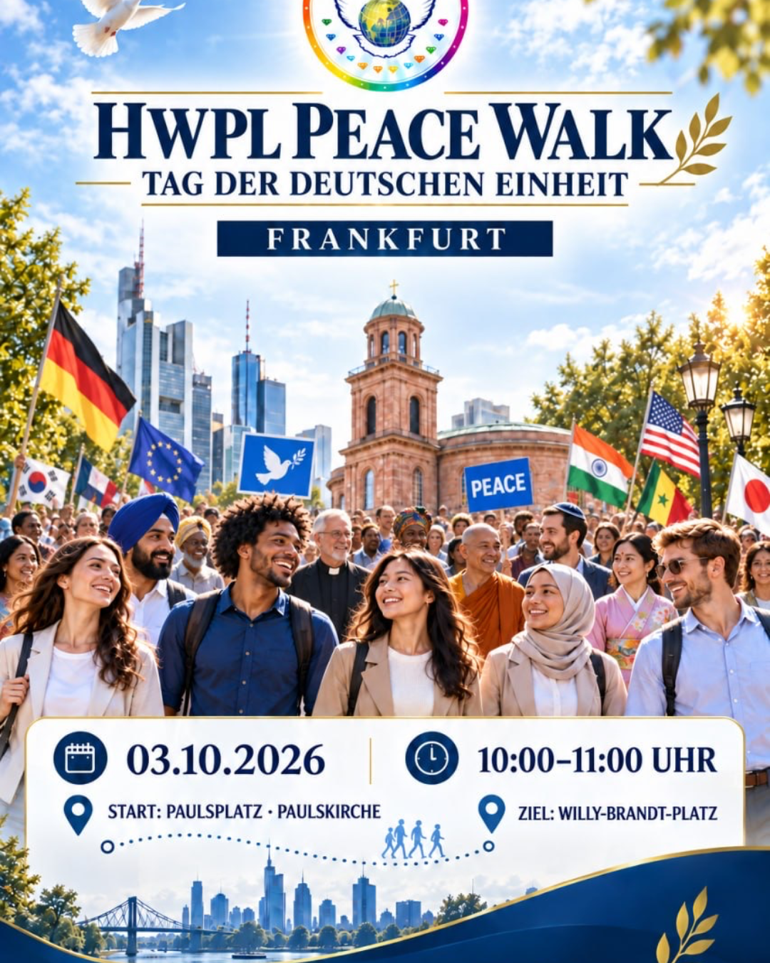 Peace walk in Frankfurt – Frankfurt am Main – Photo 2