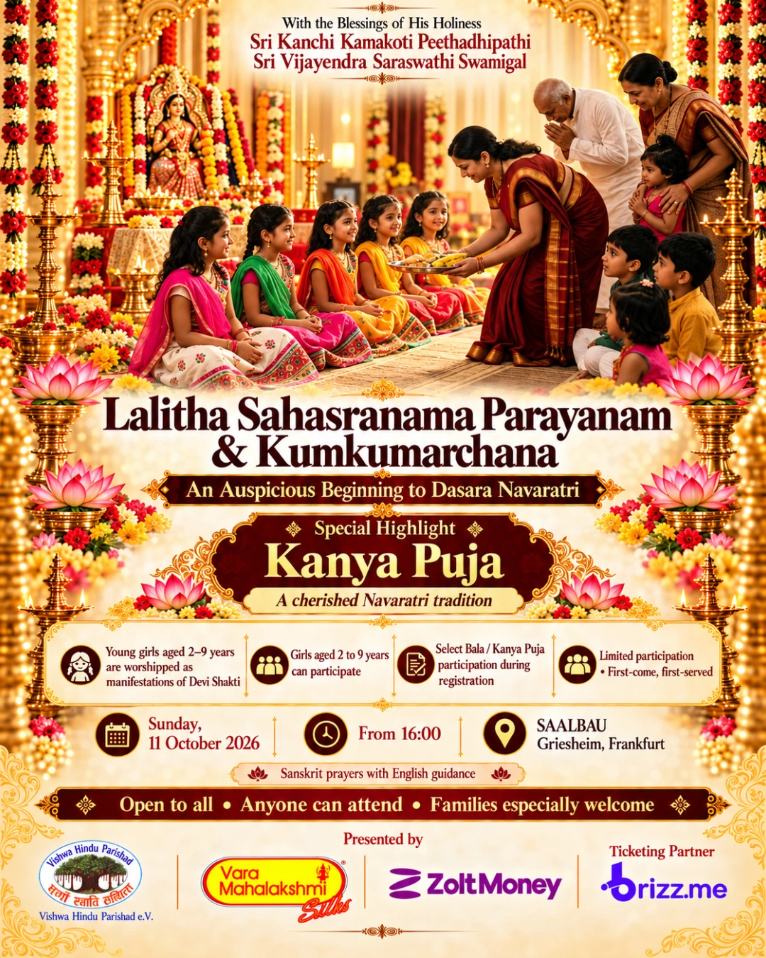 Lalitha Sahasranama Parayanam & Kumkumarchana – Navaratri 2026 – Frankfurt am Main – Photo 2