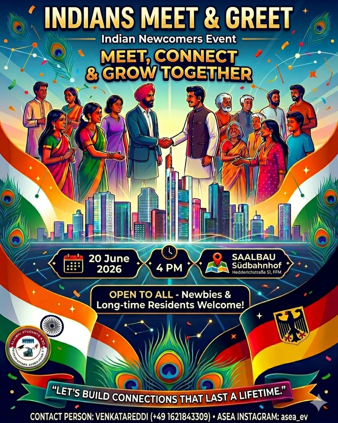 INDIANS MEET & GREET 2026: Connect, Share & Grow Together in Frankfurt! – Frankfurt am Main