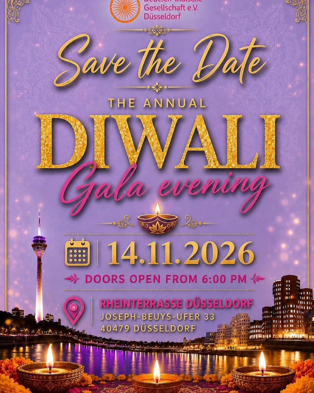 DIG Düsselorf - Annual Diwali Gala Evening 2026 – Düsseldorf