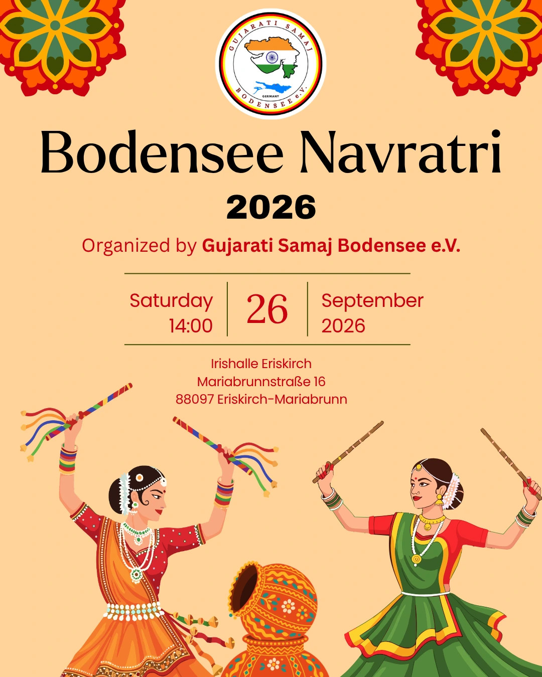 Bodensee Navratri 2026 – Friedrichshafen