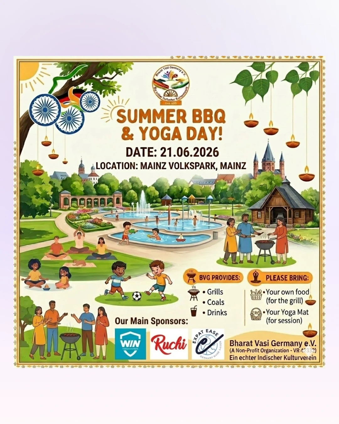 Yoga and Sports day at Volkspark Mainz – Mainz