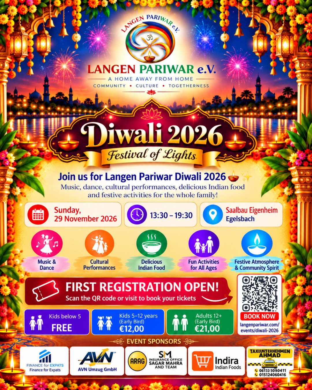 Diwali 2026 - Langen Pariwar e.V. – Egelsbach