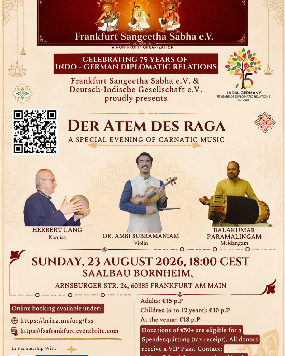 DER ATEM DES RAGA – Frankfurt am Main