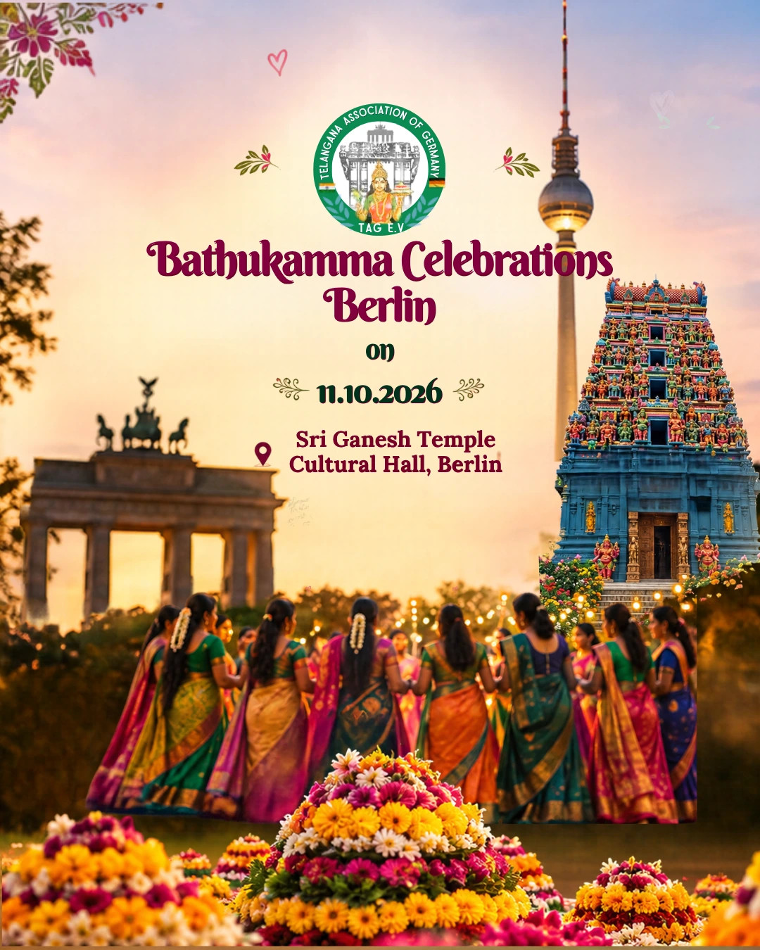 Bathukamma Celebrations Berlin 2026 – Berlin