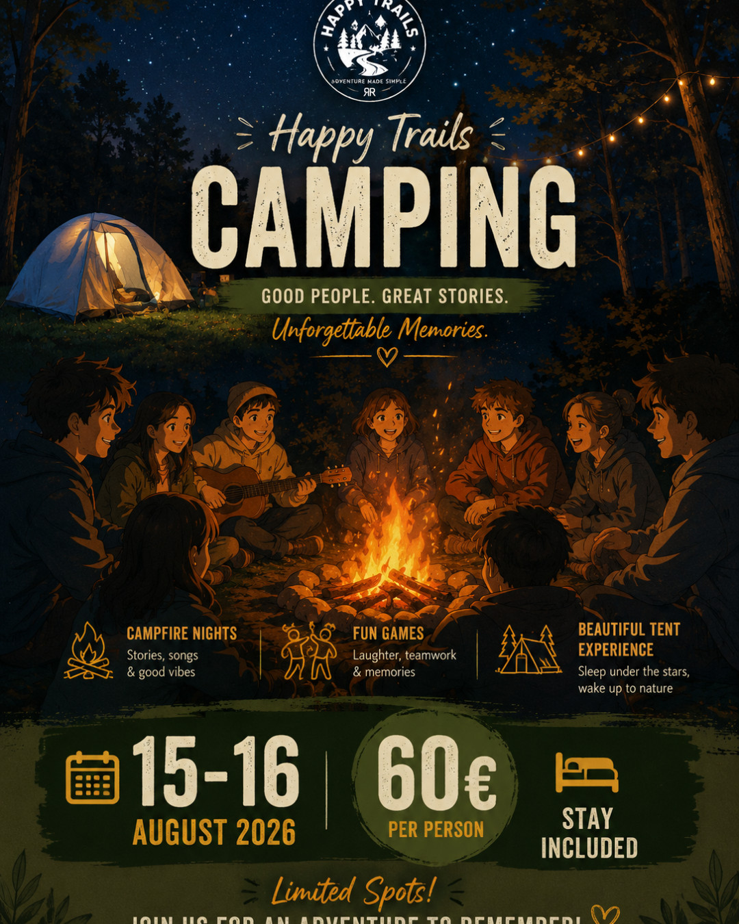 Camping Night by Happy Trails – Berlin