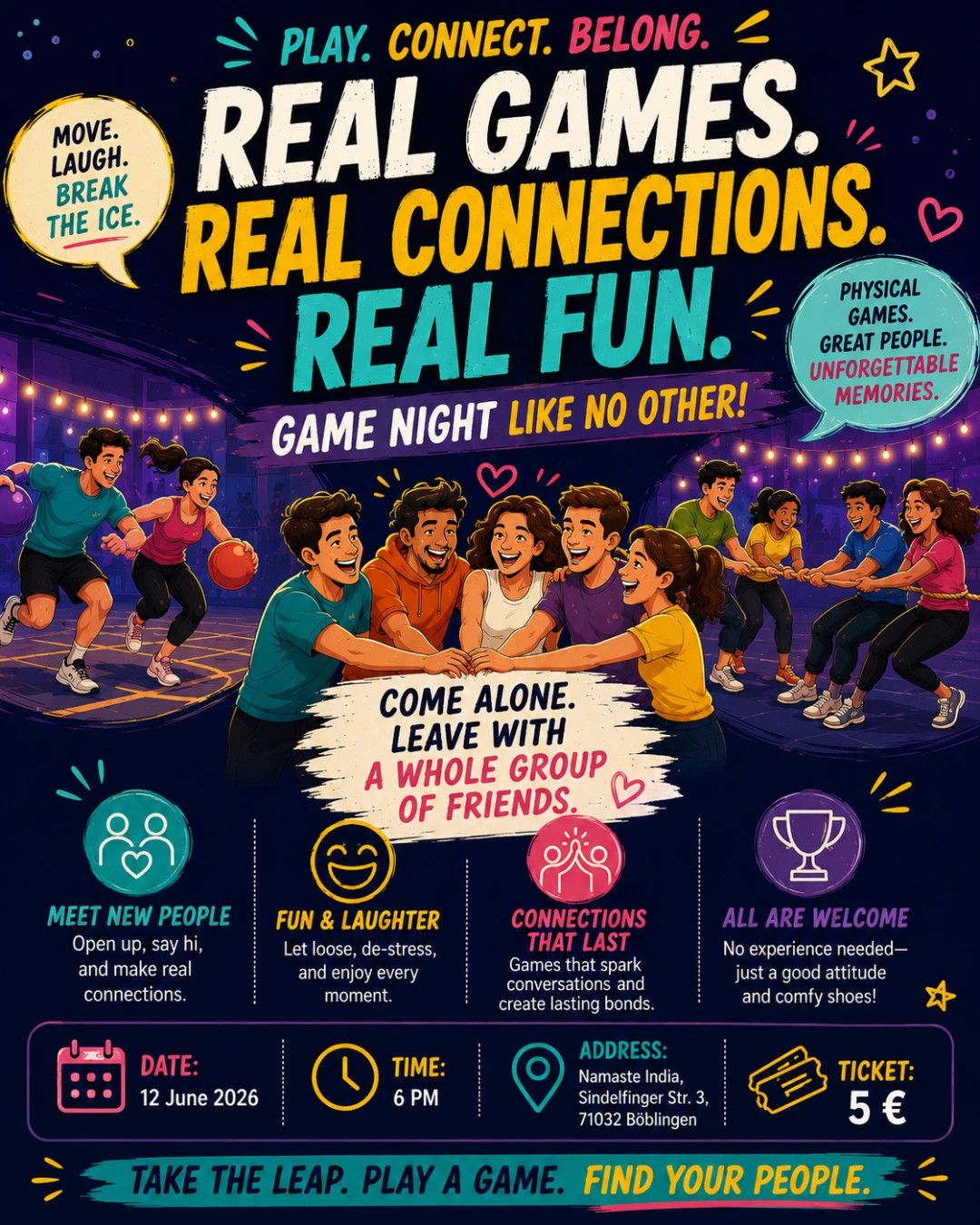 Social Game Night (Play and connect)