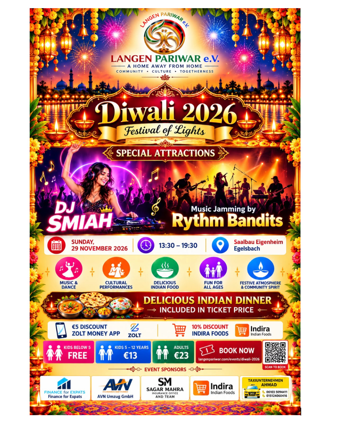 Diwali 2026 - Langen Pariwar e.V. – Egelsbach