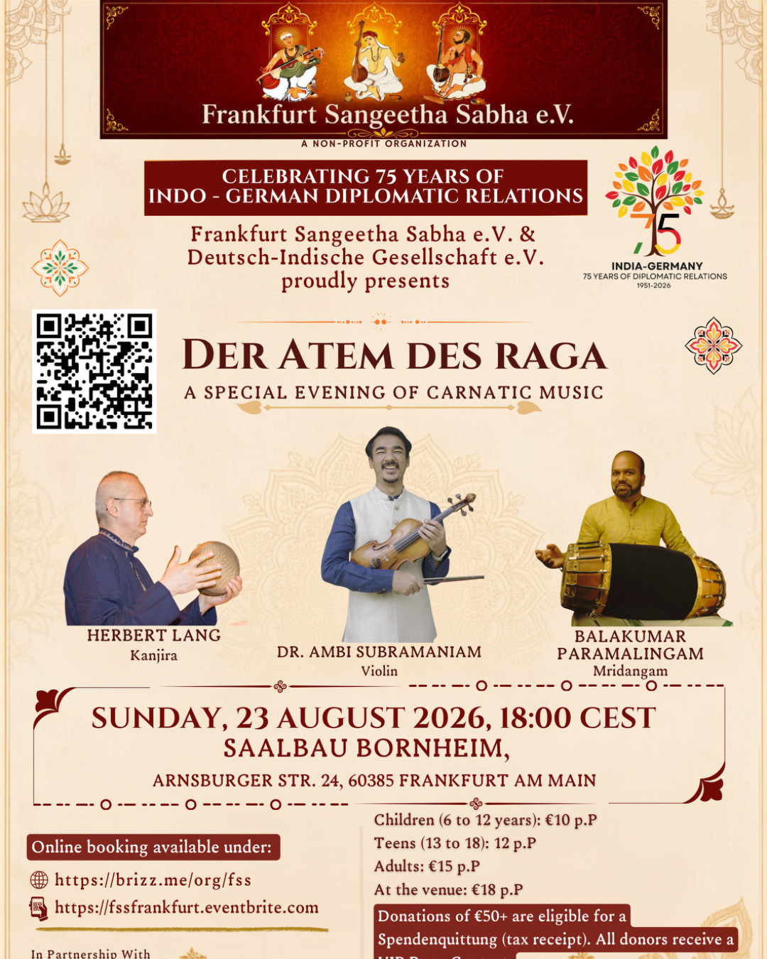 DER ATEM DES RAGA – Frankfurt am Main