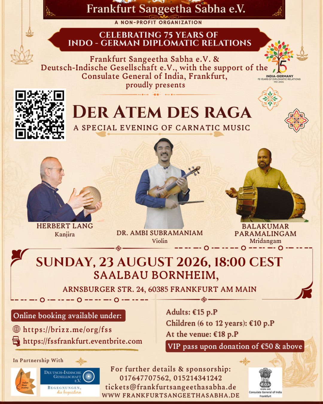 DER ATEM DES RAGA – Frankfurt am Main