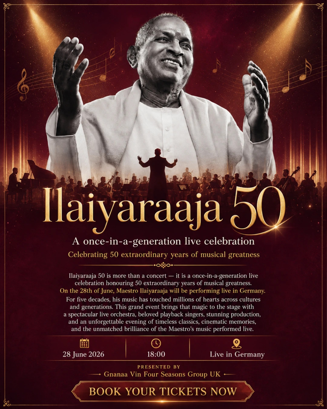 Ilaiyaraaja 50 - Concert in Essen – Essen