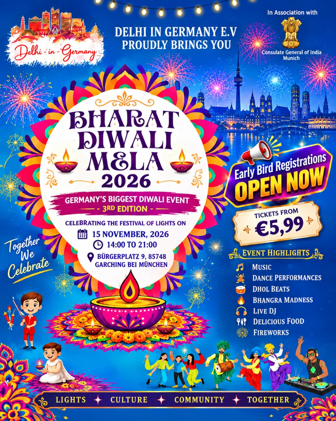 Bharat Diwali Mela 2026 – Munich