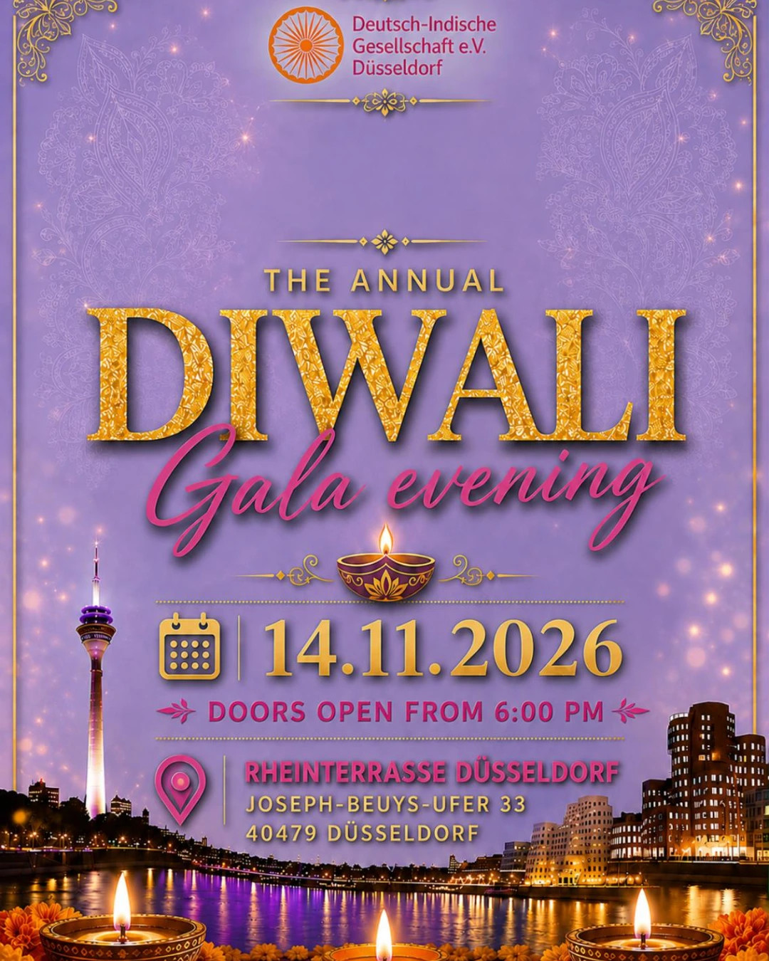DIG Düsselorf - Annual Diwali Gala Evening 2026 – Düsseldorf