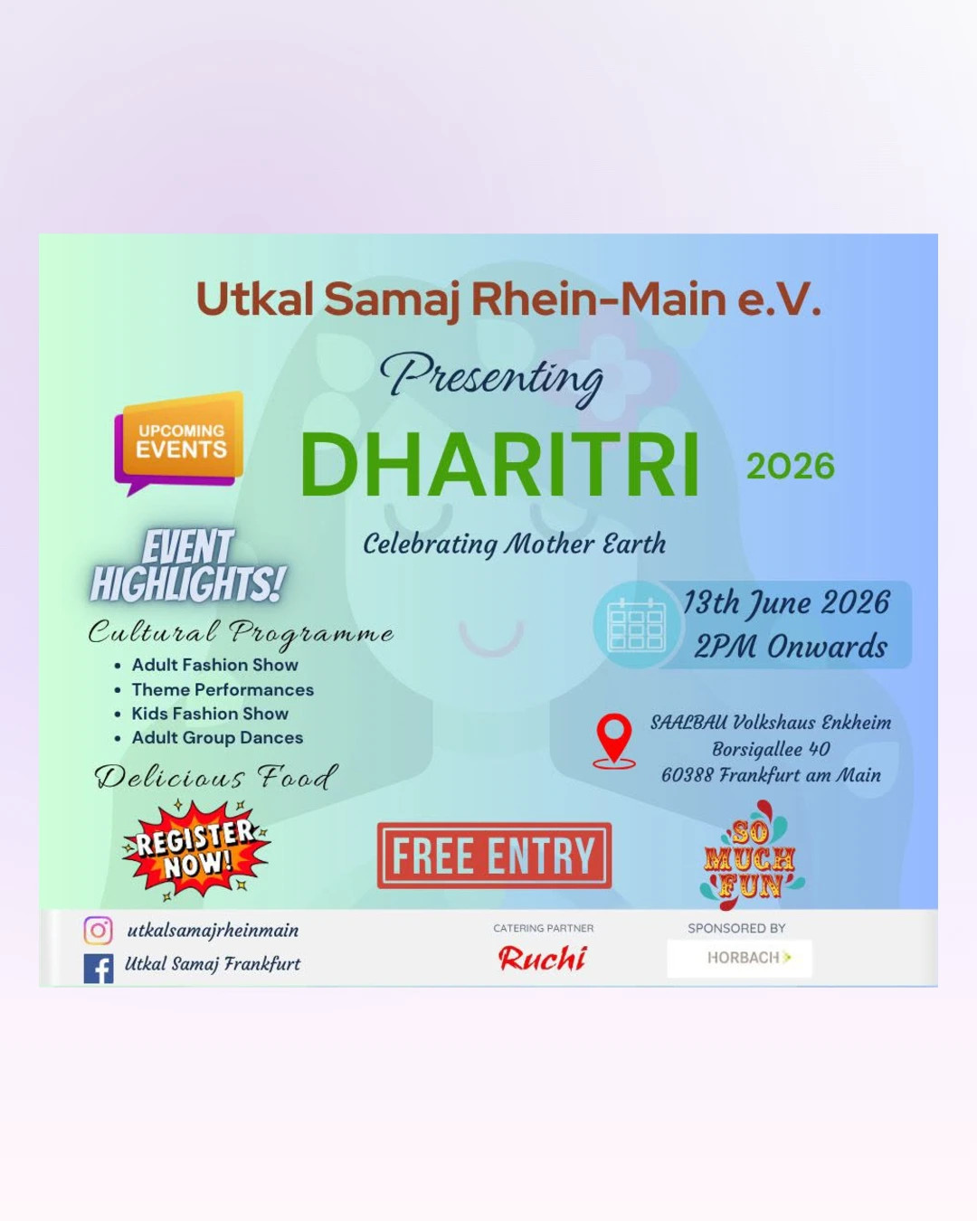 Dharitri -2026 – Frankfurt am Main