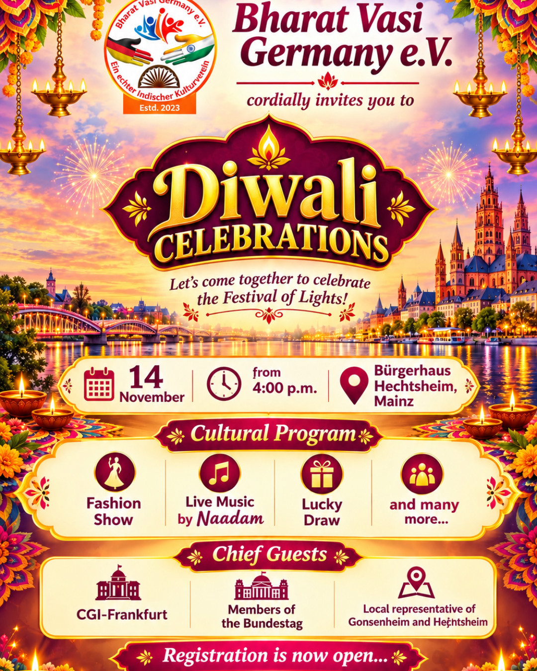 BVG Diwali 2026 – Mainz