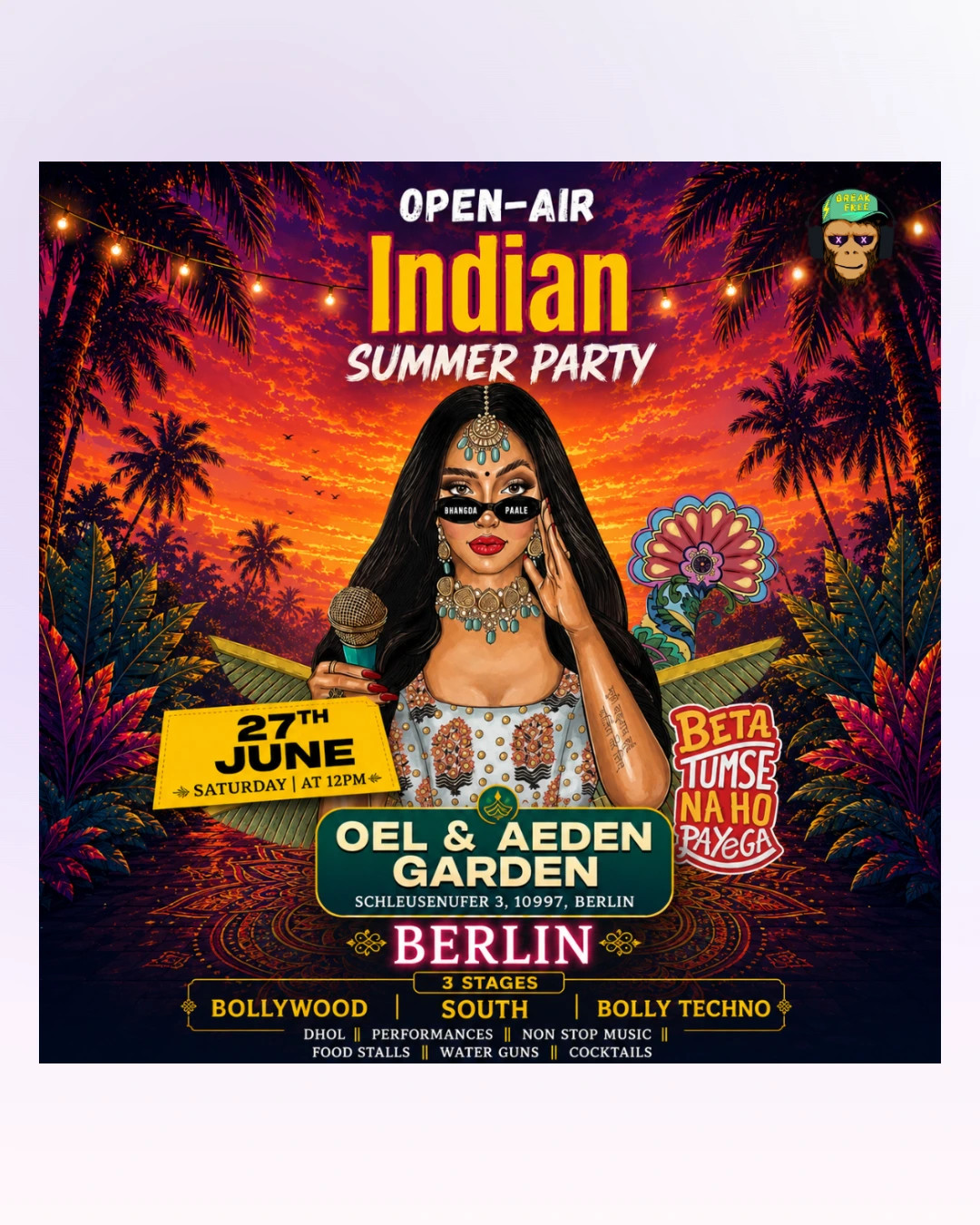 🌴☀️ Open-Air Indian Summer Party — 2nd Edition🔥 – Berlin