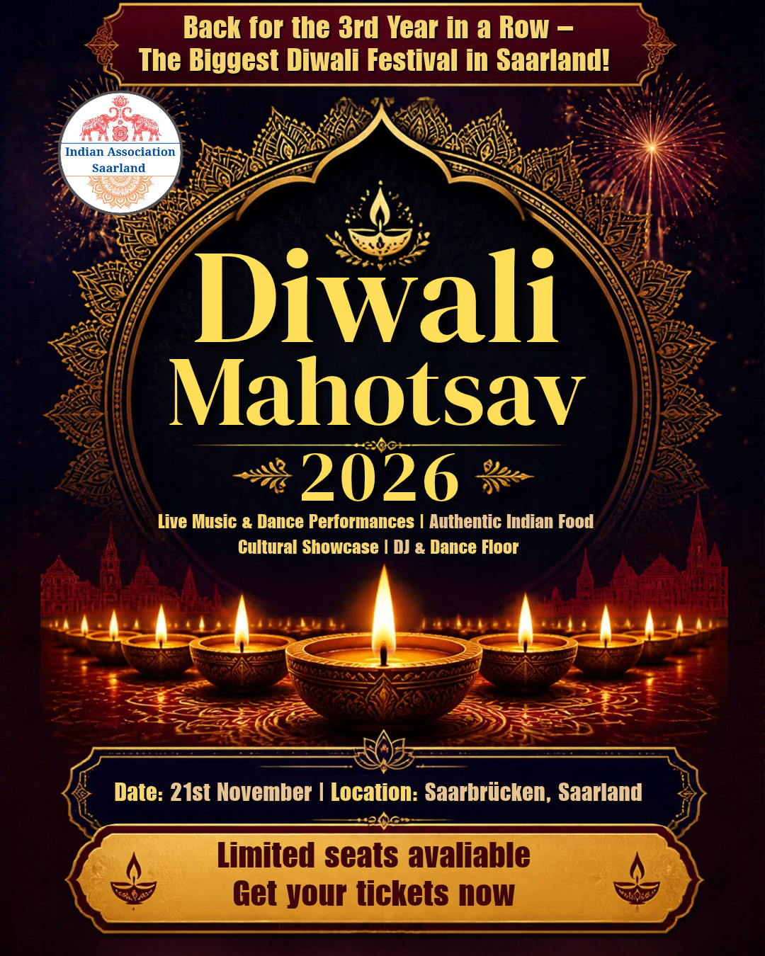 Diwali 2026 Saarbrücken – Saarbrücken