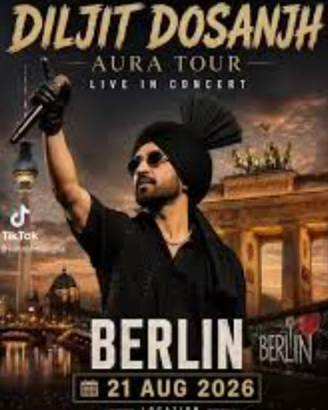 π€ Diljit Dosanjh is bringing the Aura World Tour to Berlin! π©πͺβ¨ β Berlin