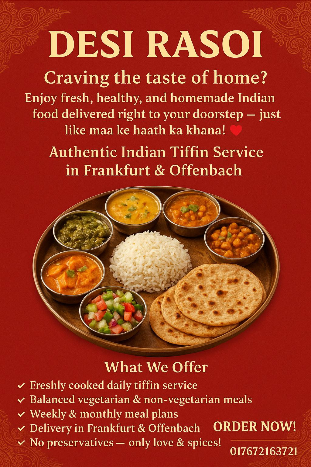 Tiffin and catering service – Frankfurt am Main