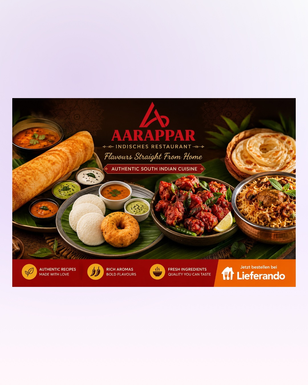 Aarappar Indisches Restaurant – Photo 1